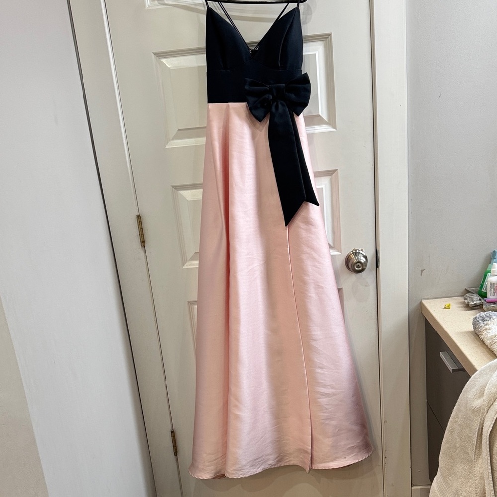 Xtraordinary Black and Pink Formal Dress